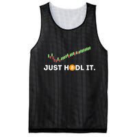 Just HODL It Funny Crypto Trader BTC Bitcoin Investor Mesh Reversible Basketball Jersey Tank
