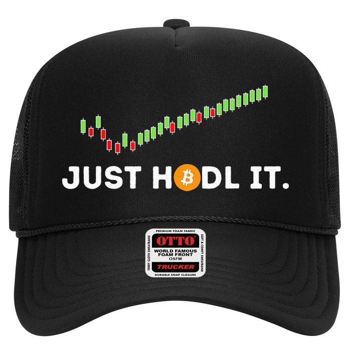 Just HODL It Funny Crypto Trader BTC Bitcoin Investor Hat