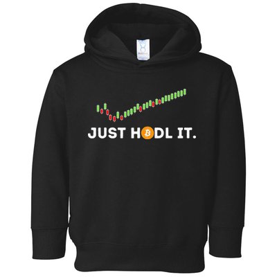 Just HODL It Funny Crypto Trader BTC Bitcoin Investor Toddler Hoodie