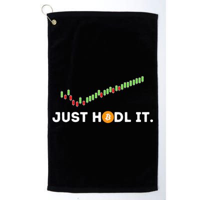 Just HODL It Funny Crypto Trader BTC Bitcoin Investor Golf Towel
