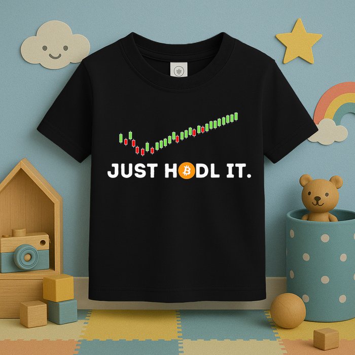 Just HODL It Funny Crypto Trader BTC Bitcoin Investor Toddler T-Shirt