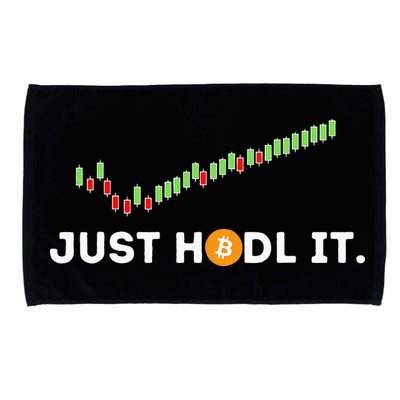 Just HODL It Funny Crypto Trader BTC Bitcoin Investor Microfiber Hand Towel