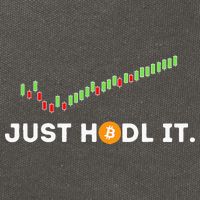 Just HODL It Funny Crypto Trader BTC Bitcoin Investor Cotton Canvas Backpack