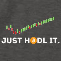 Just HODL It Funny Crypto Trader BTC Bitcoin Investor Vector Backpack