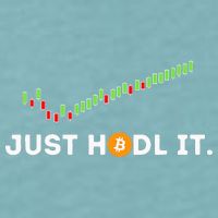 Just HODL It Funny Crypto Trader BTC Bitcoin Investor Sueded Cloud Jersey T-Shirt