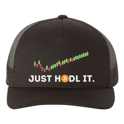 Just Hodl It Funny Crypto Trader Btc Bitcoin Investor Yupoong Adult 5-Panel Trucker Hat