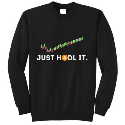 Just Hodl It Funny Crypto Trader Btc Bitcoin Investor Sweatshirt