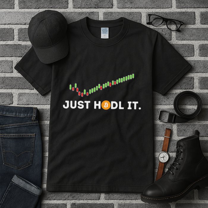 Just Hodl It Funny Crypto Trader Btc Bitcoin Investor Tall T-Shirt
