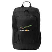 Just Hodl It Funny Crypto Trader Btc Bitcoin Investor City Backpack