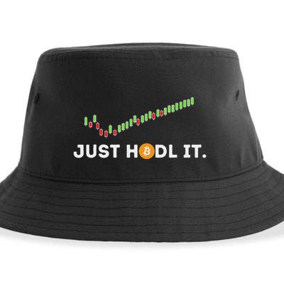 Just Hodl It Funny Crypto Trader Btc Bitcoin Investor Sustainable Bucket Hat