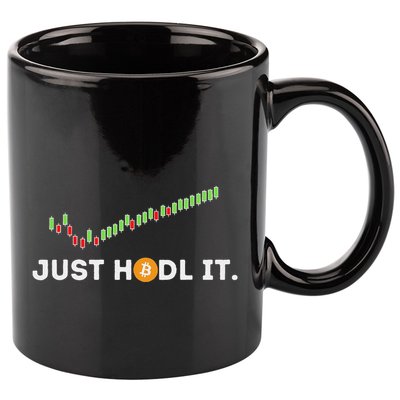 Just Hodl It Funny Crypto Trader Btc Bitcoin Investor 11oz C Handle Ceramic Mug