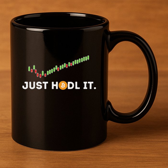 Just Hodl It Funny Crypto Trader Btc Bitcoin Investor 11oz C Handle Ceramic Mug