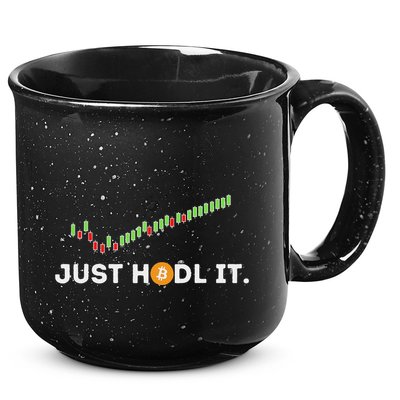 Just Hodl It Funny Crypto Trader Btc Bitcoin Investor 15oz Campfire Ceramic Mug