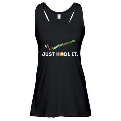 Just Hodl It Funny Crypto Trader Btc Bitcoin Investor Ladies Essential Flowy Tank