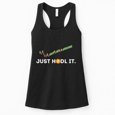 Just Hodl It Funny Crypto Trader Btc Bitcoin Investor Womens Tank Top