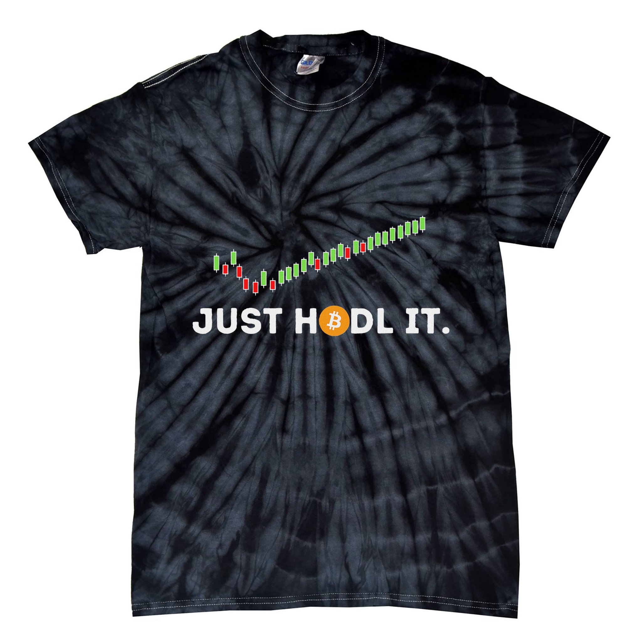 Just Hodl It Funny Crypto Trader Btc Bitcoin Investor Tie-Dye T-Shirt