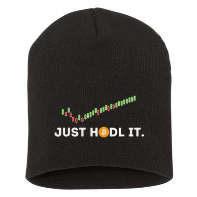 Just Hodl It Funny Crypto Trader Btc Bitcoin Investor Short Acrylic Beanie