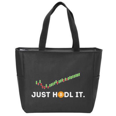 Just Hodl It Funny Crypto Trader Btc Bitcoin Investor Zip Tote Bag