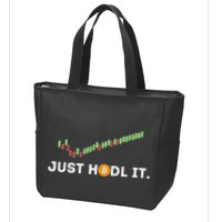 Just Hodl It Funny Crypto Trader Btc Bitcoin Investor Zip Tote Bag
