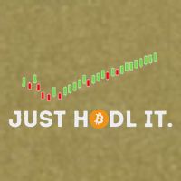 Just Hodl It Funny Crypto Trader Btc Bitcoin Investor Garment-Dyed Women's Muscle Tee