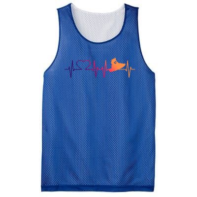 Jetski Heartbeat I Love Ecg Water Sports Jet Skiing Gift Mesh Reversible Basketball Jersey Tank