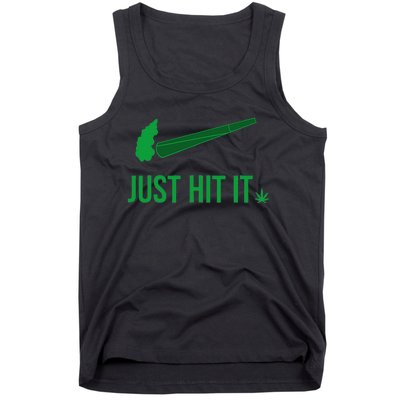 Just Hit It Cannabis Smoker Tank Top