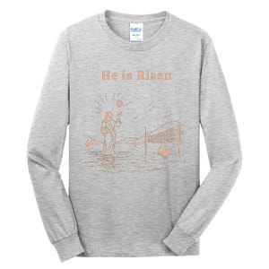 Jesus He Is Risen Tall Long Sleeve T-Shirt