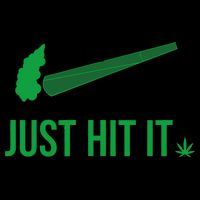 Just Hit It Cannabis Smoker Cooling Performance Crew T-Shirt