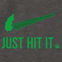 Just Hit It Cannabis Smoker Vector Backpack