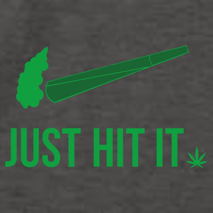 Just Hit It Cannabis Smoker Vector Backpack