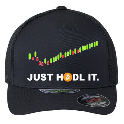 Just Hodl It Funny Crypto Trader Btc Bitcoin Investor Flexfit Unipanel Trucker Cap