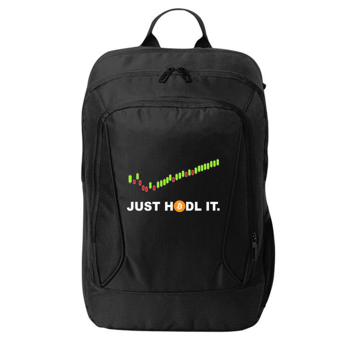 Just Hodl It Funny Crypto Trader Btc Bitcoin Investor City Backpack