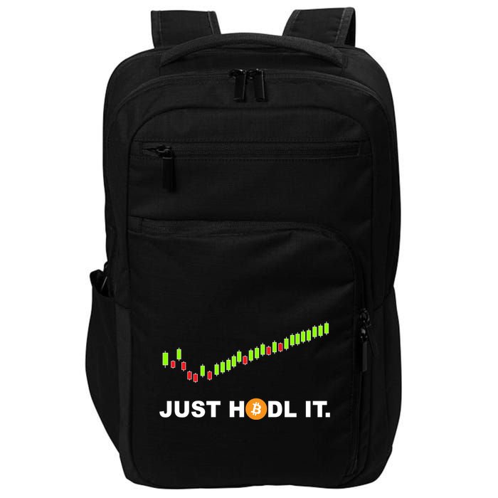 Just Hodl It Funny Crypto Trader Btc Bitcoin Investor Impact Tech Backpack