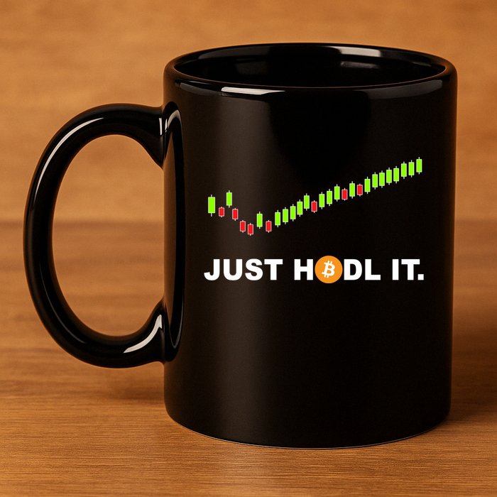 Just Hodl It Funny Crypto Trader Btc Bitcoin Investor 11oz C Handle Ceramic Mug