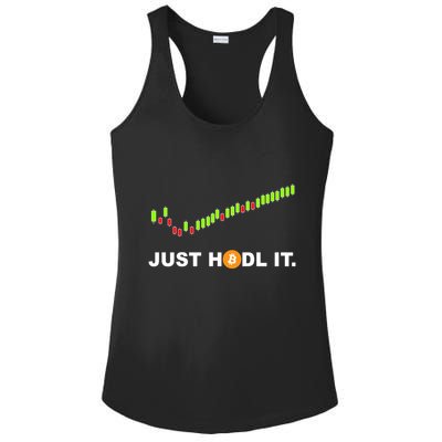 Just Hodl It Funny Crypto Trader Btc Bitcoin Investor Ladies PosiCharge Competitor Racerback Tank