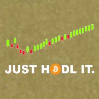 Just Hodl It Funny Crypto Trader Btc Bitcoin Investor Garment-Dyed Women's Muscle Tee