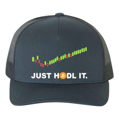 Just Hodl It Funny Crypto Trader Btc Bitcoin Investor Yupoong Adult 5-Panel Trucker Hat