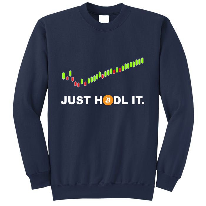 Just Hodl It Funny Crypto Trader Btc Bitcoin Investor Sweatshirt