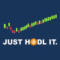 Just Hodl It Funny Crypto Trader Btc Bitcoin Investor 7-Panel Snapback Hat