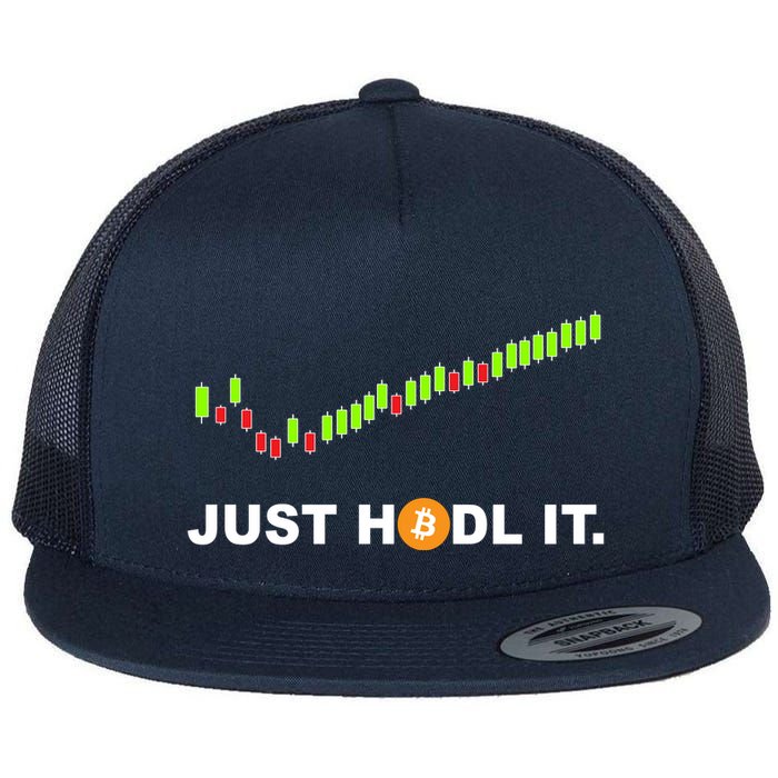 Just Hodl It Funny Crypto Trader Btc Bitcoin Investor Flatbill Hat