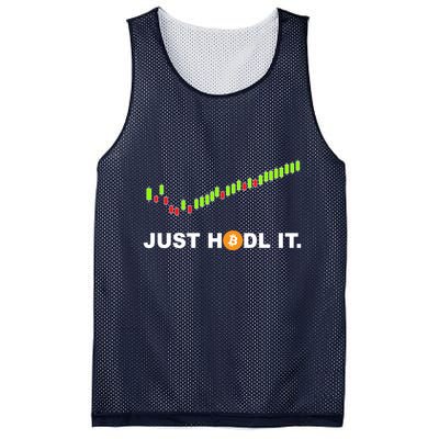 Just Hodl It Funny Crypto Trader Btc Bitcoin Investor Mesh Reversible Basketball Jersey Tank