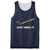 Just Hodl It Funny Crypto Trader Btc Bitcoin Investor Mesh Reversible Basketball Jersey Tank