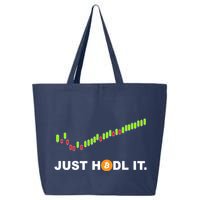 Just Hodl It Funny Crypto Trader Btc Bitcoin Investor 25L Jumbo Tote