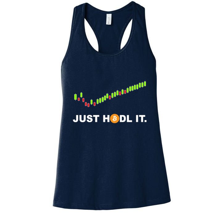 Just Hodl It Funny Crypto Trader Btc Bitcoin Investor Womens Tank Top