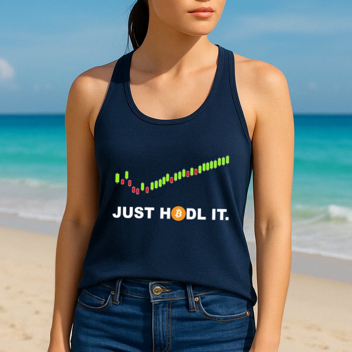 Just Hodl It Funny Crypto Trader Btc Bitcoin Investor Womens Tank Top