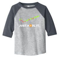 Just Hodl It Funny Crypto Trader Btc Bitcoin Investor Toddler Fine Jersey T-Shirt