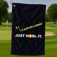 Just Hodl It Funny Crypto Trader Btc Bitcoin Investor Golf Towel