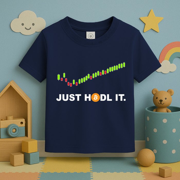 Just Hodl It Funny Crypto Trader Btc Bitcoin Investor Toddler T-Shirt