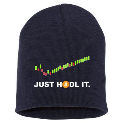 Just Hodl It Funny Crypto Trader Btc Bitcoin Investor Short Acrylic Beanie