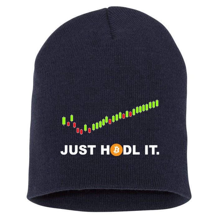 Just Hodl It Funny Crypto Trader Btc Bitcoin Investor Short Acrylic Beanie